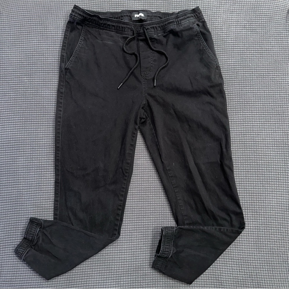 RSQ Black Joggers